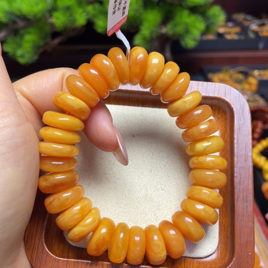 蜜蜡手链未镶嵌手串