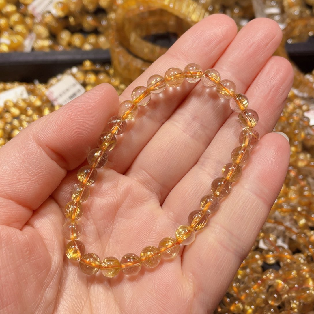 水晶手链未镶嵌天然水晶手链