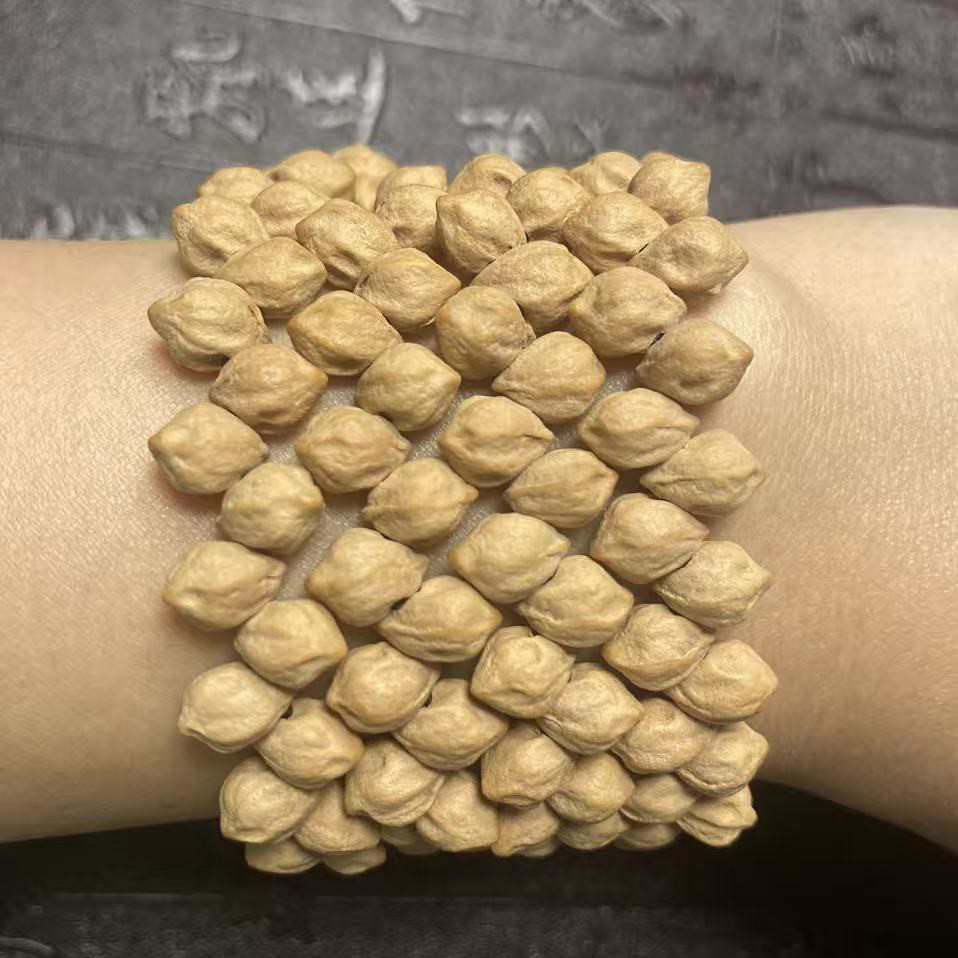 藏区纯原桩横打百香籽葡萄麦穗多子多福粉皮高油高密长串脖挂手串