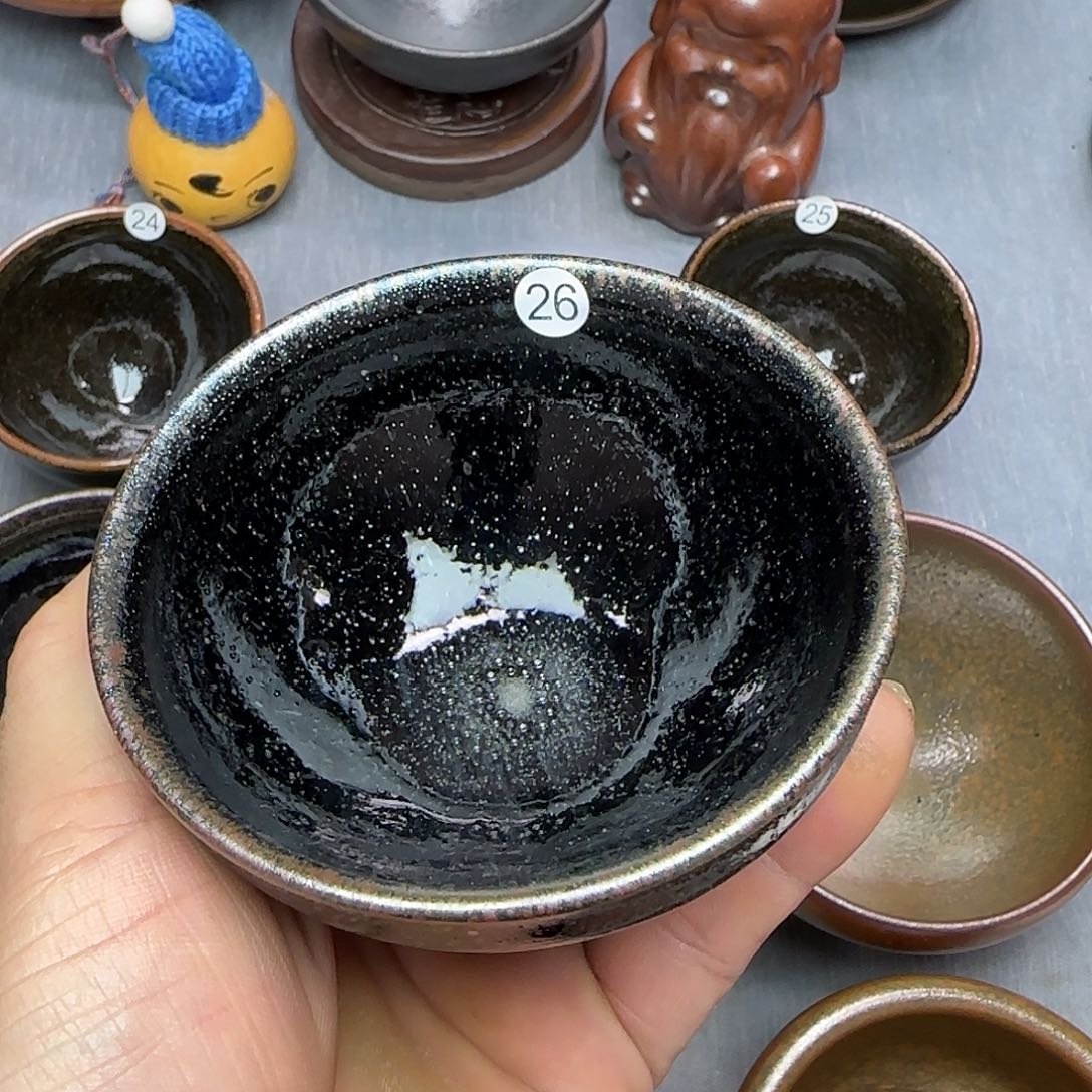 沙***洲茶盏印春堂柴烧建盏
