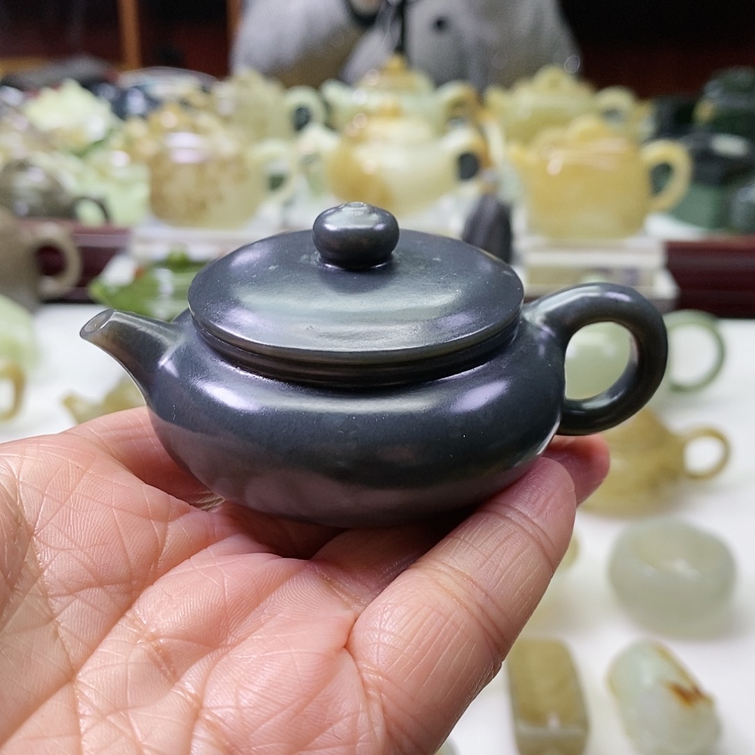 和田玉茶壶未镶嵌50ml