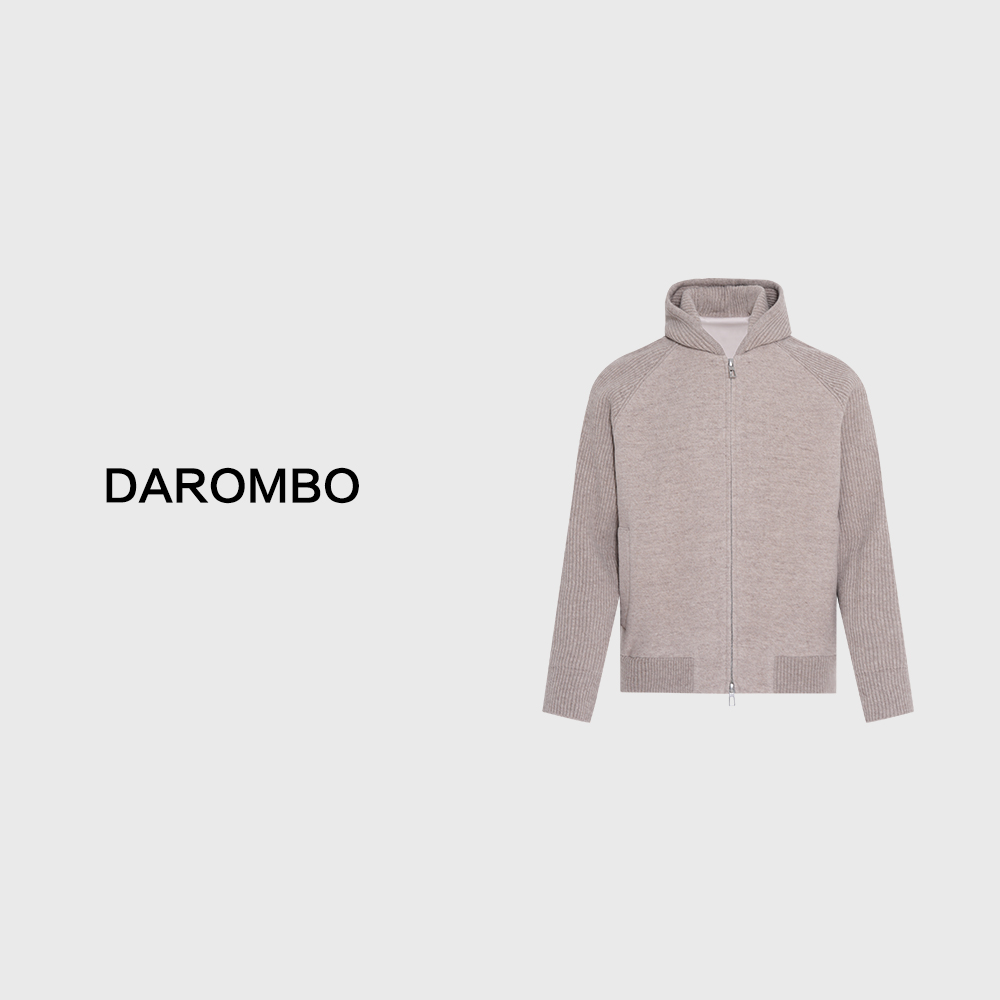 羊绒外套男美式2025新款设计师高级感 90%羊毛连帽夹克SM-SY39563