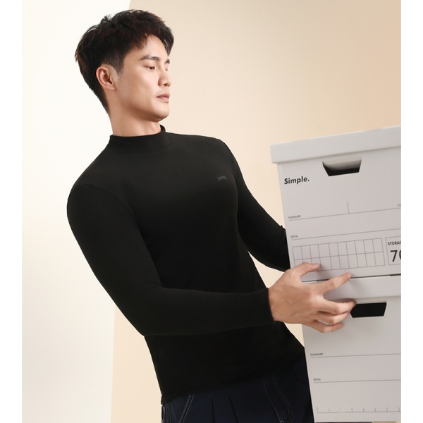 山茶油鹅绒蛋白男士打底衫 S2002 K