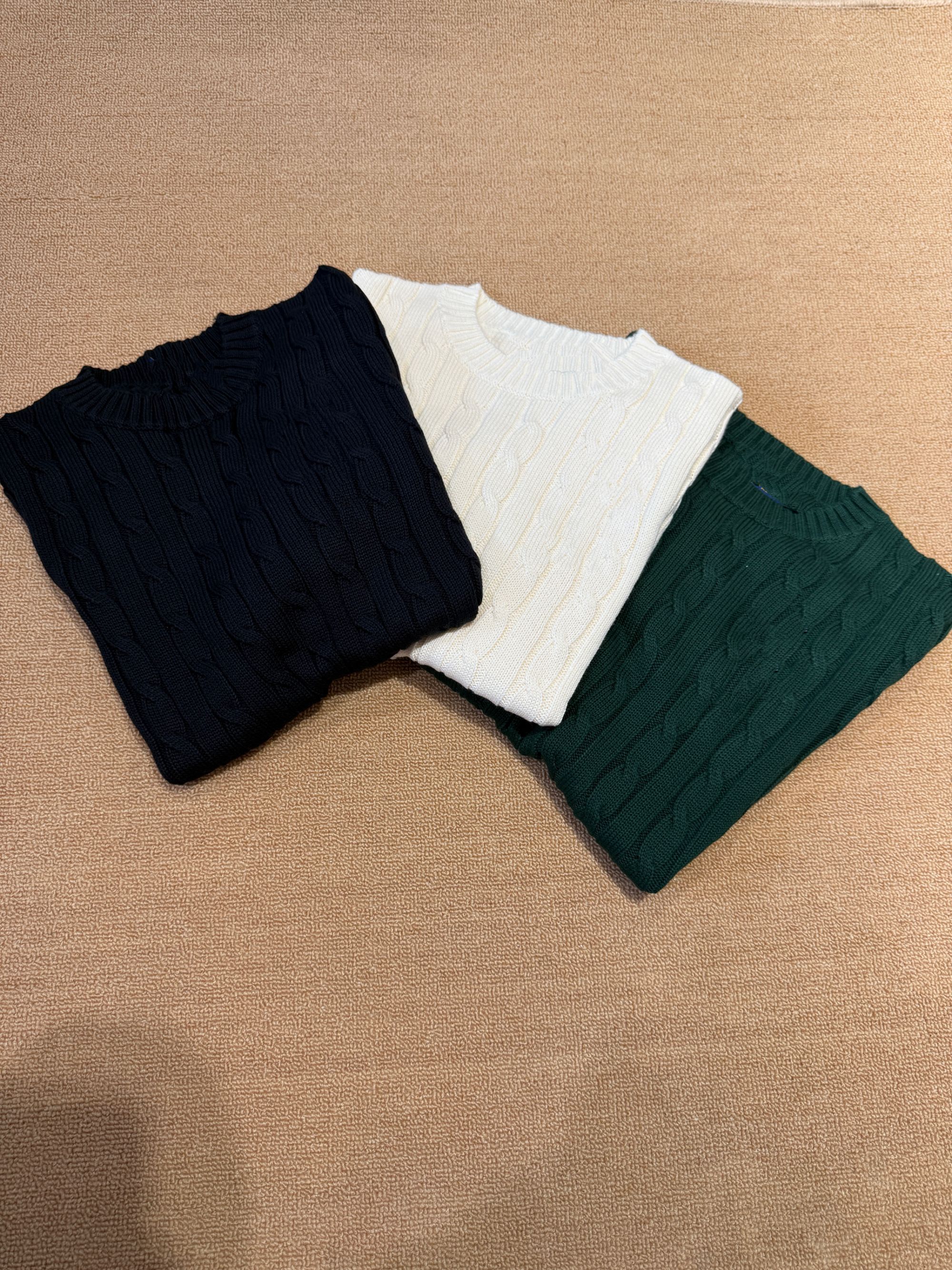 【豆乐专属】成人马仔 钉珠标 针织圆领半袖