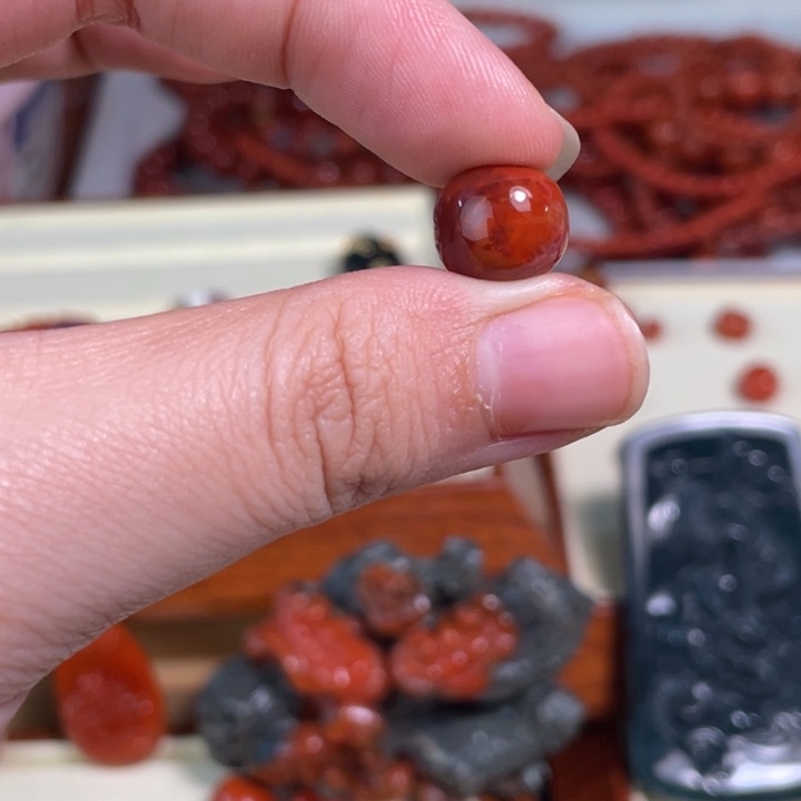 南红玛瑙未镶嵌颈饰108