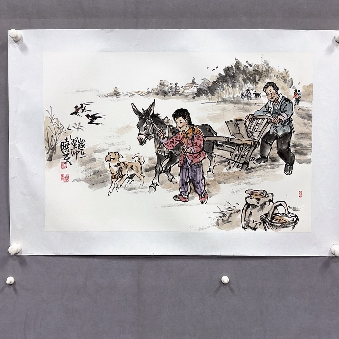 国画国画纯手绘作品请放心去藏