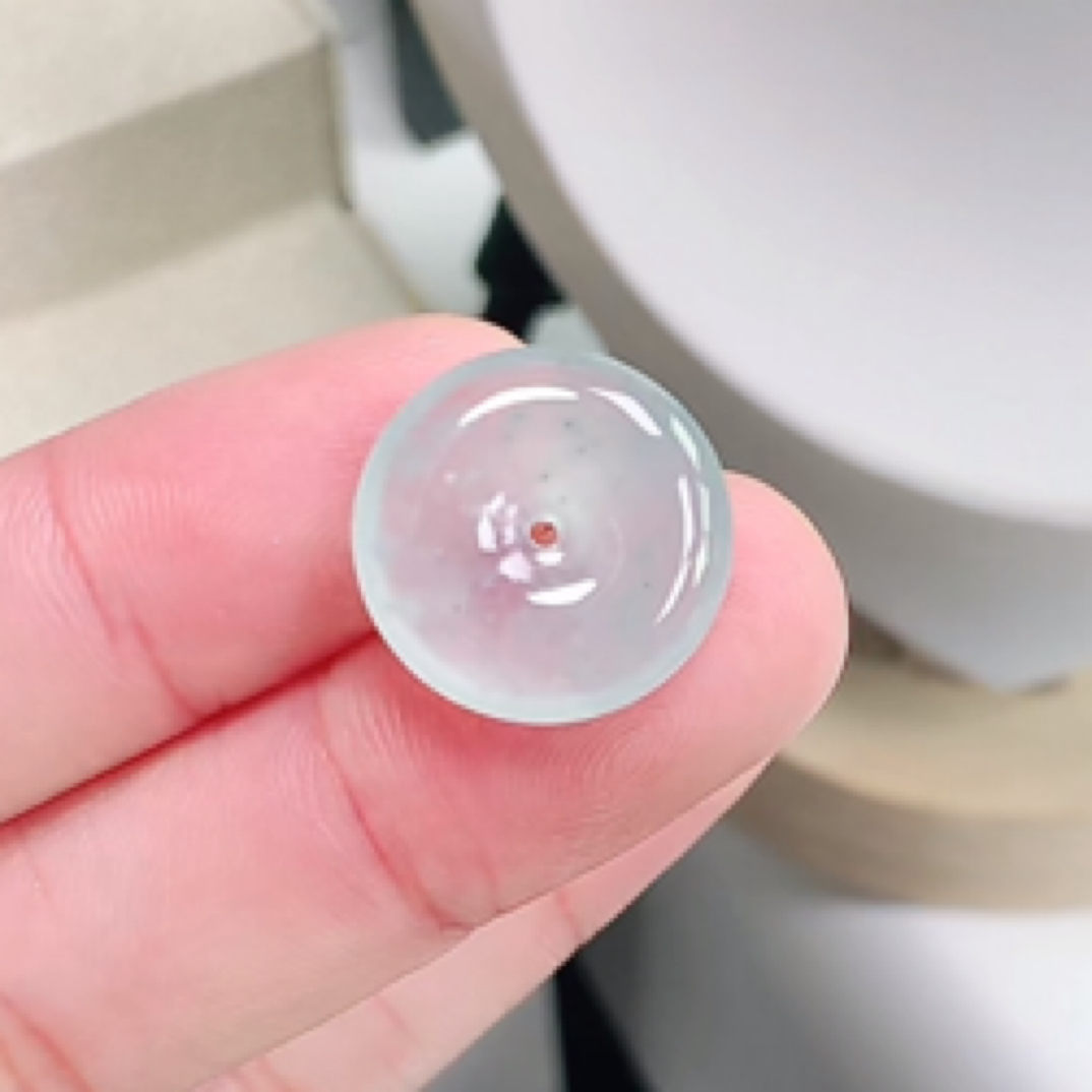 缅甸天然翡翠平安扣