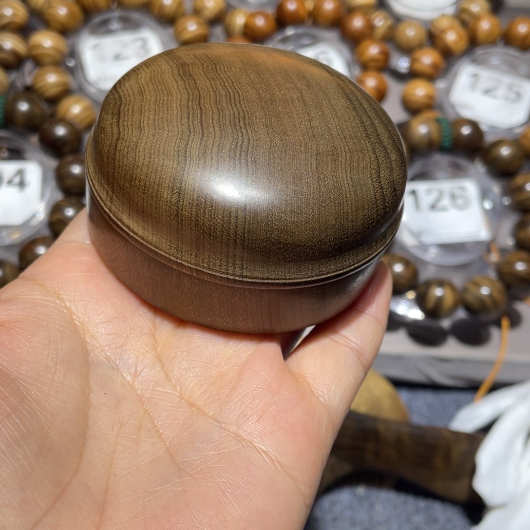 楠木（金丝楠）其他胭脂盒