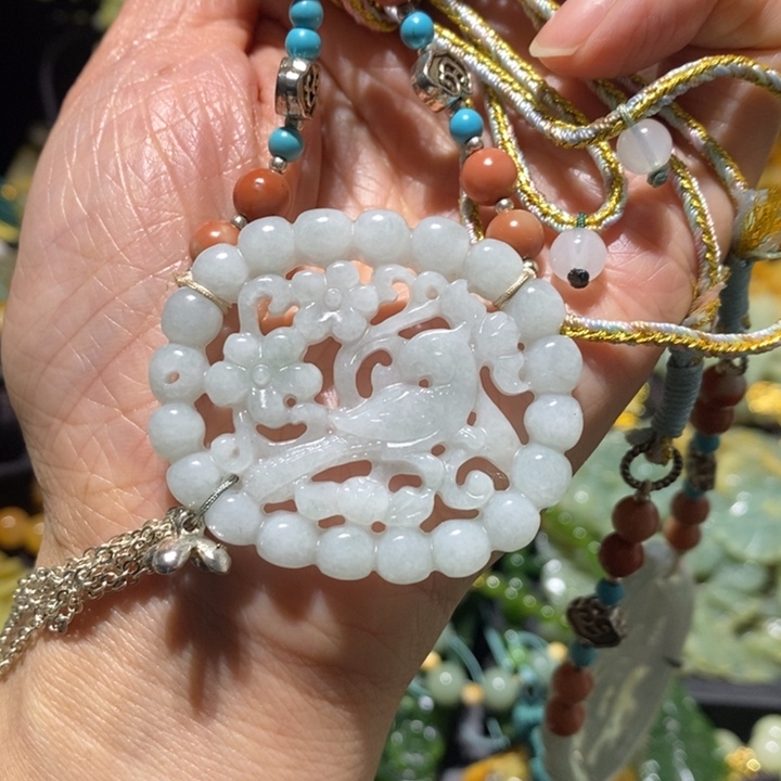 岫玉岫玉吊坠未镶嵌