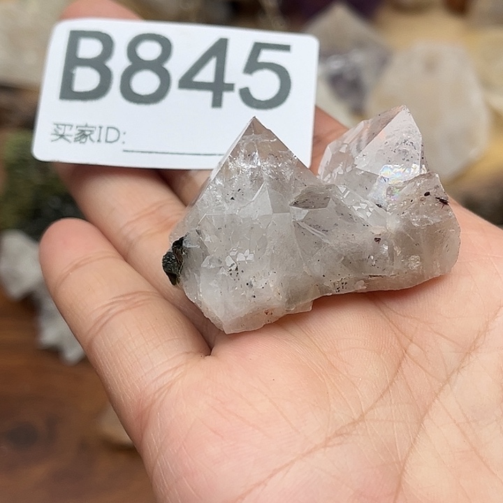 常***静未镶嵌珠宝半成品水晶默认微瑕