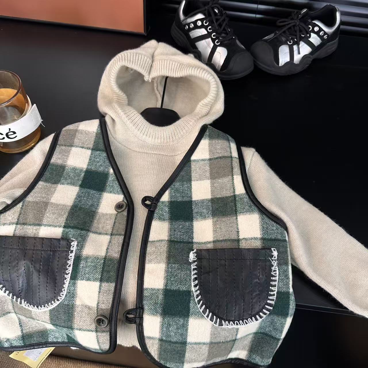 5259男女童休闲时尚潮流百搭个性秋季棉马甲