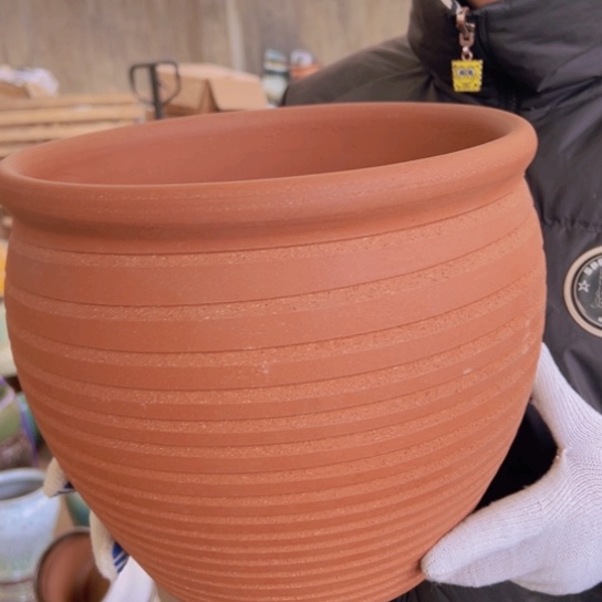 紫砂花盆高25口29———-