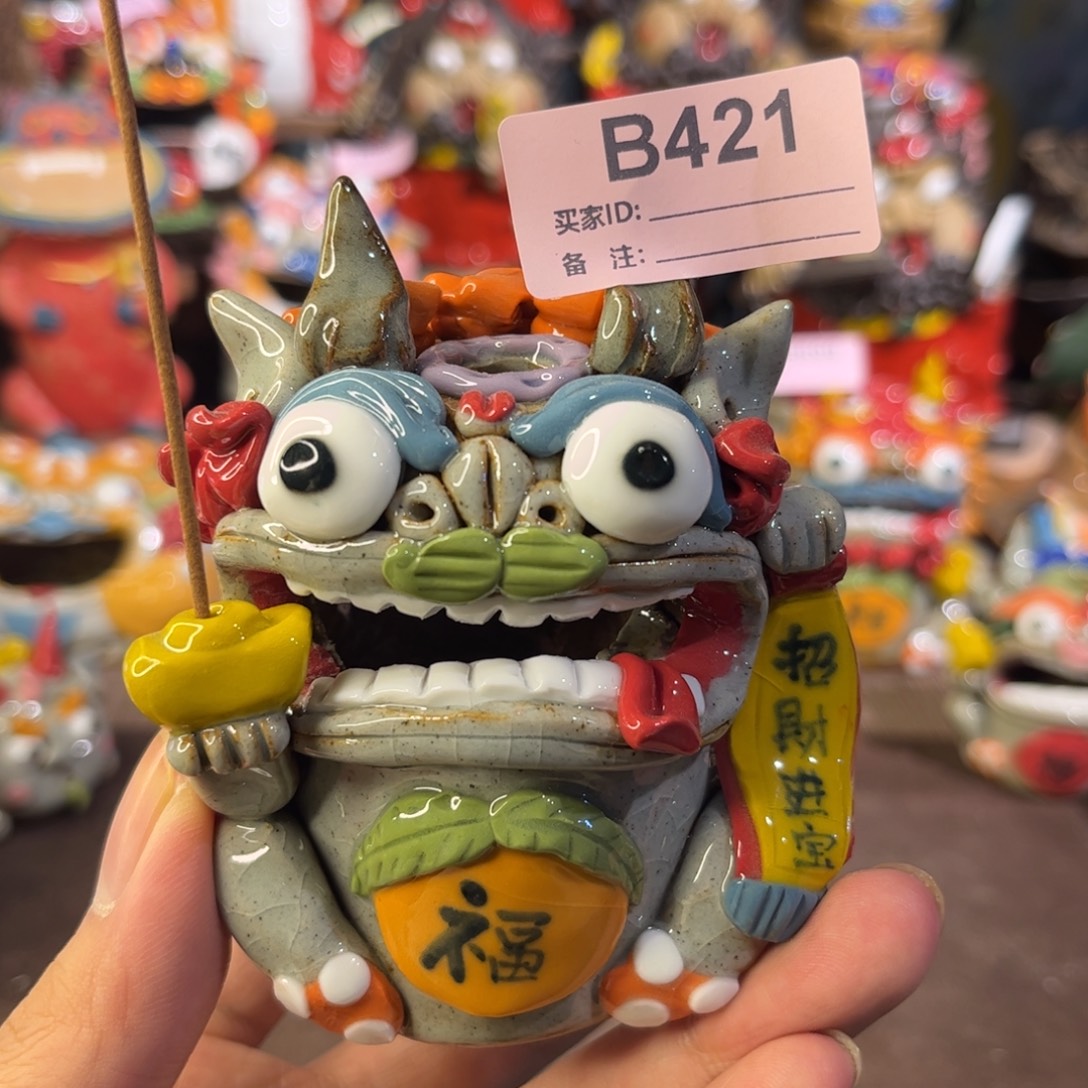 泥塑纯手工茶宠摆件