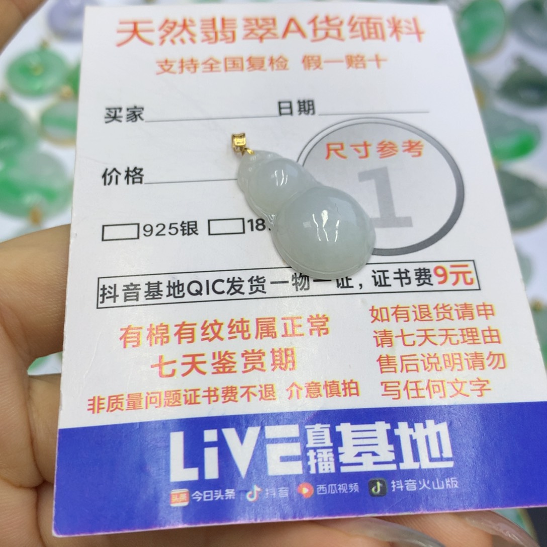 翡翠颈饰未镶嵌翡翠