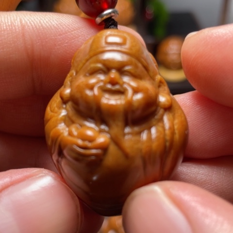 橄榄核手串/手链光背财神单子竹环穿配3.1左右