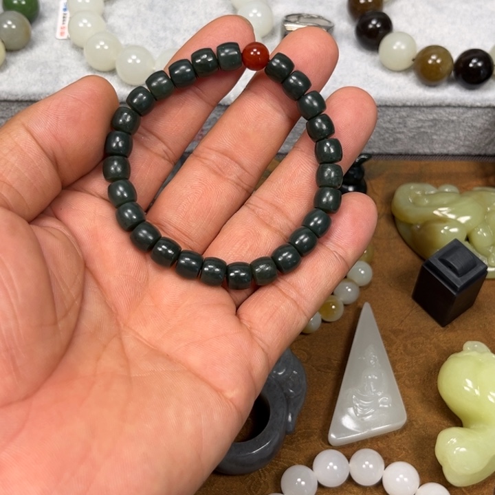 和田玉未镶嵌颈饰9999999999999