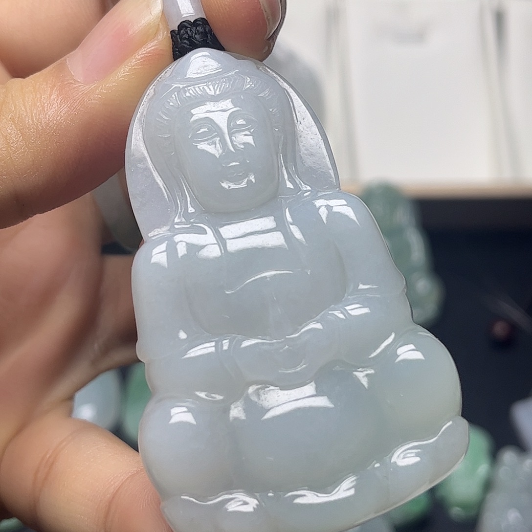 翡翠未镶嵌颈饰缅甸天然翡翠