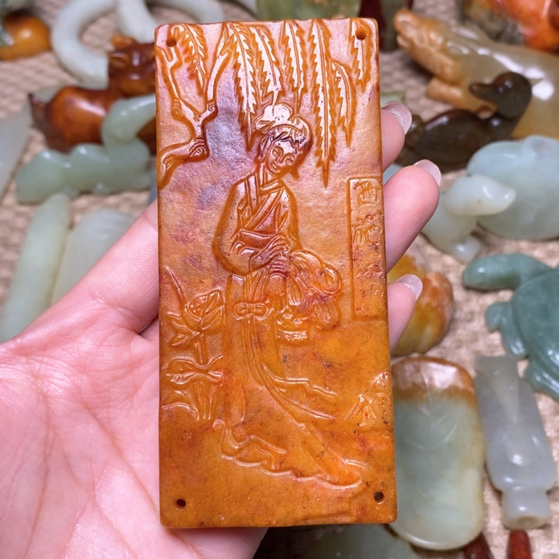 白玉菩提吊坠白玉菩提白玉菩提摆件