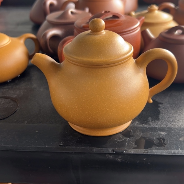 茶壶紫砂黄金段精工高潘