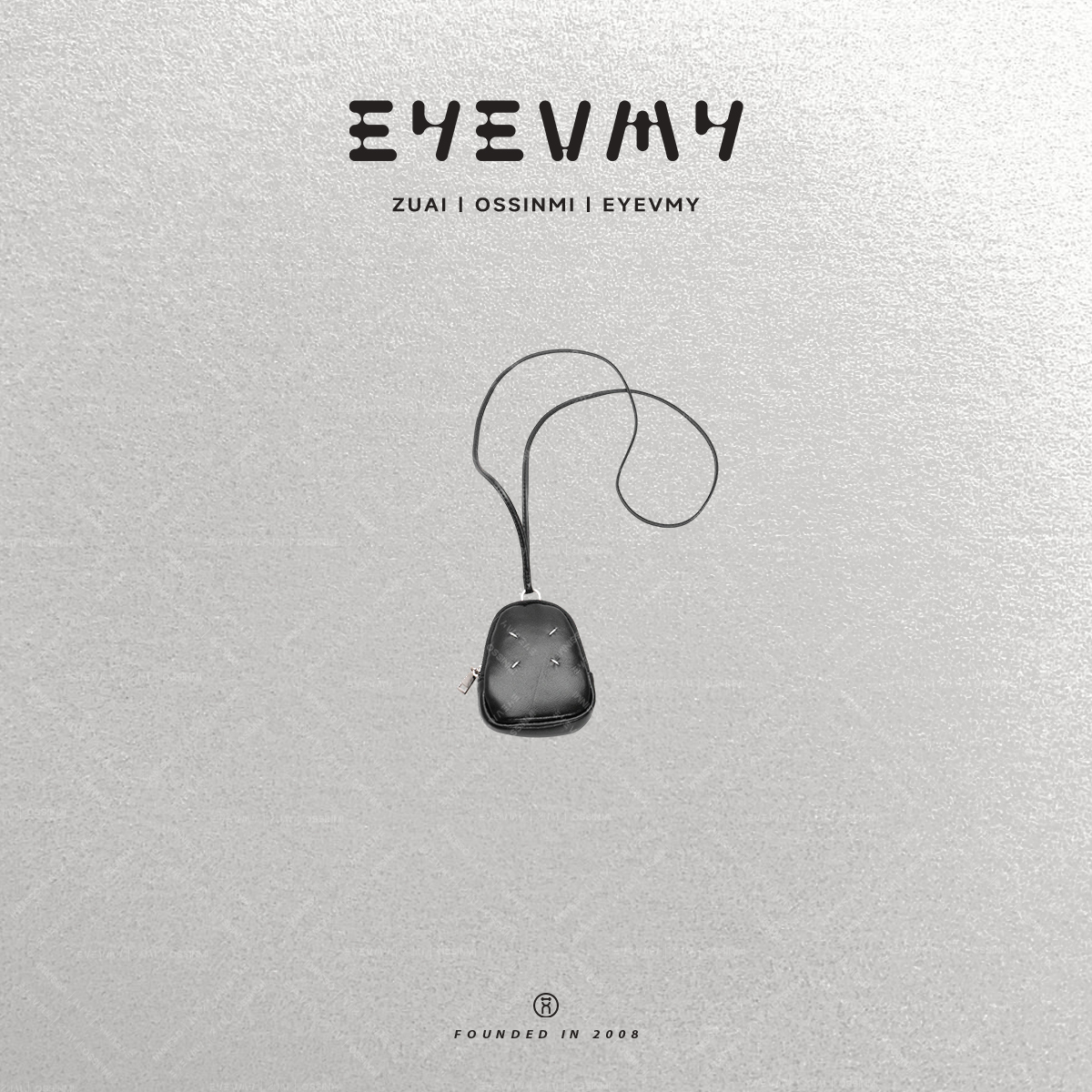 【马家线挂脖小包包】时尚百搭挂脖斜挎真皮包包A25CA004