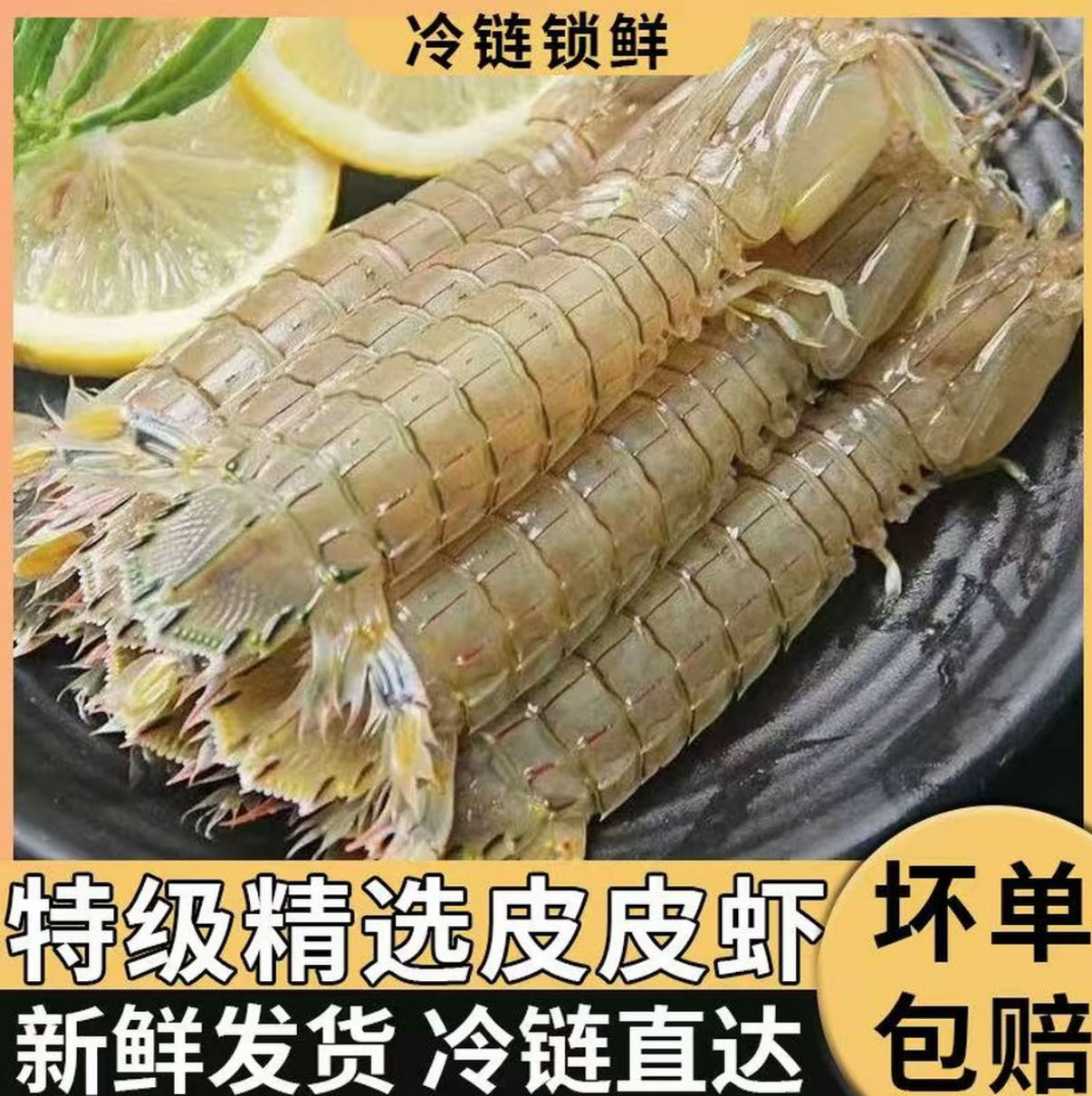 【冷链发货】皮皮虾虾爬子超大皮皮虾海鲜海虾新鲜速冻到手八斤