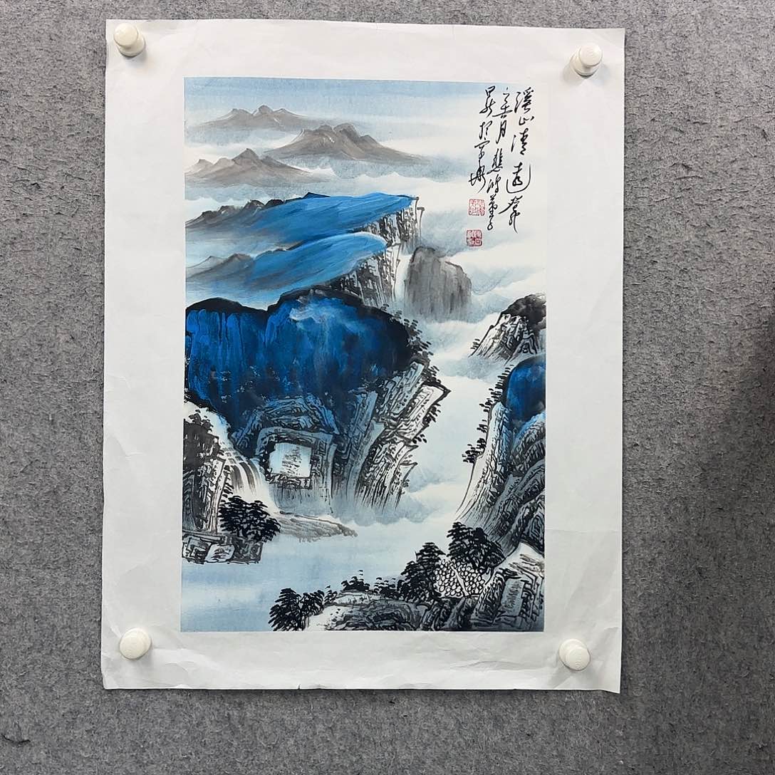 书法书法作品多次参加