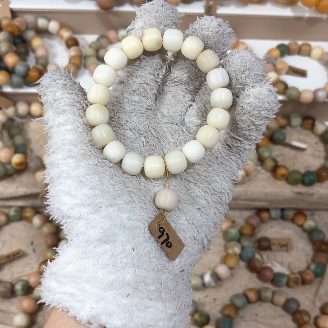 菩提根/象牙果吊坠970卡12桶珠