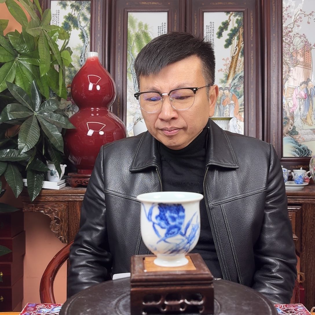 陶摆件景德镇陶瓷手工杯子