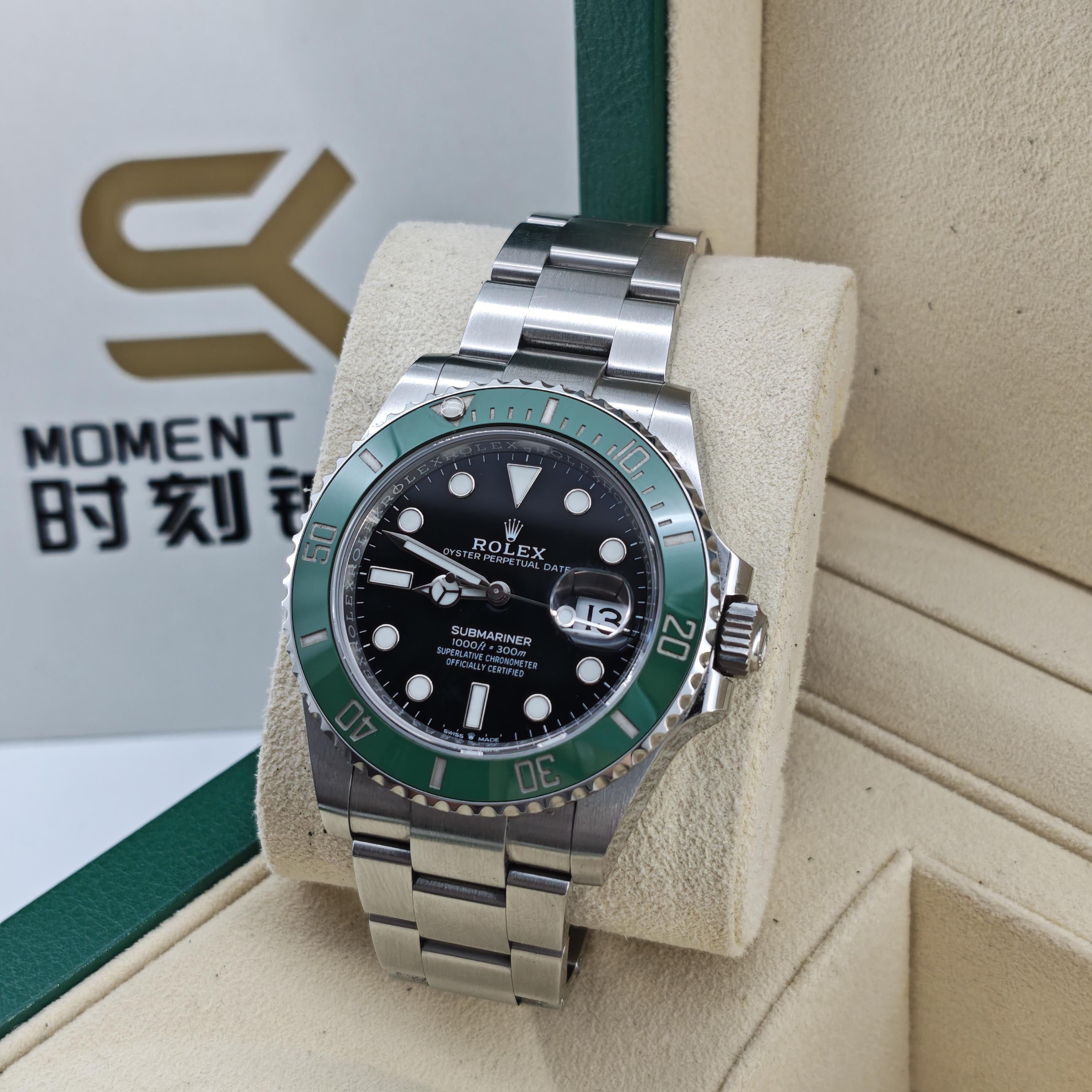 99新 Rolex/劳力士 劳力士/126610绿水鬼/23年全套