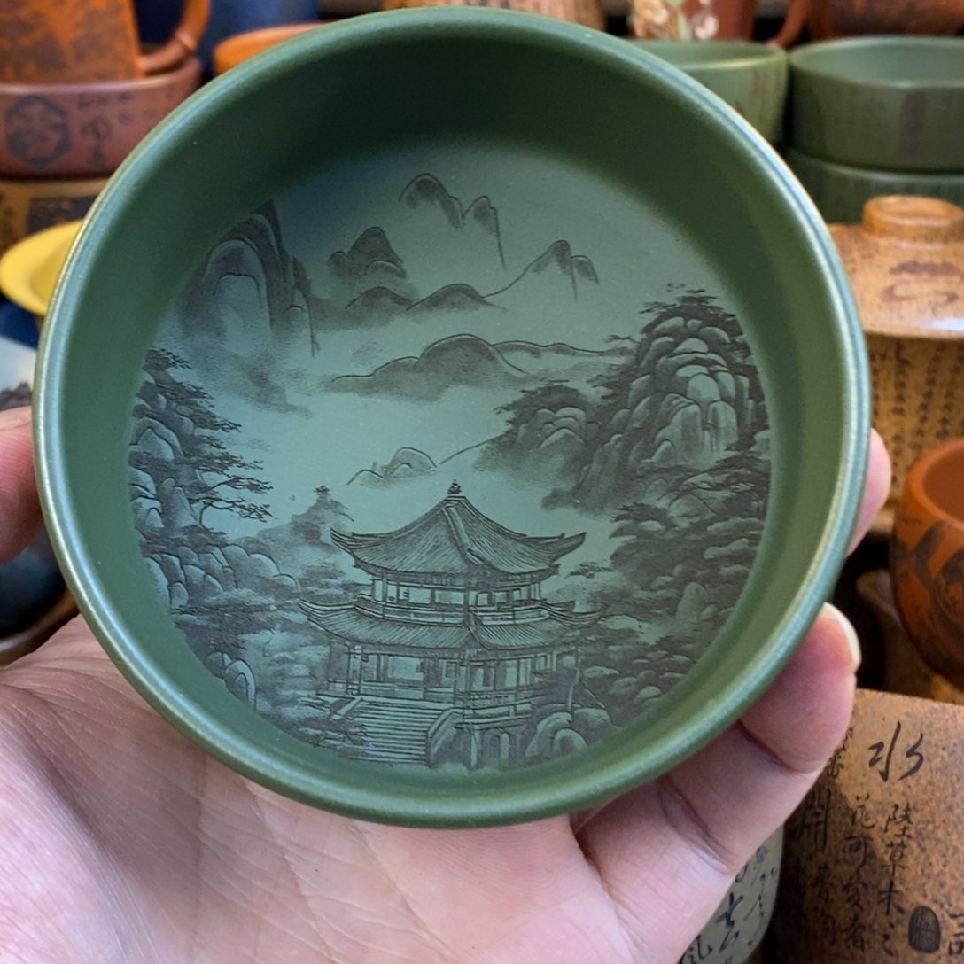 紫砂杯子宜兴全手工紫砂杯