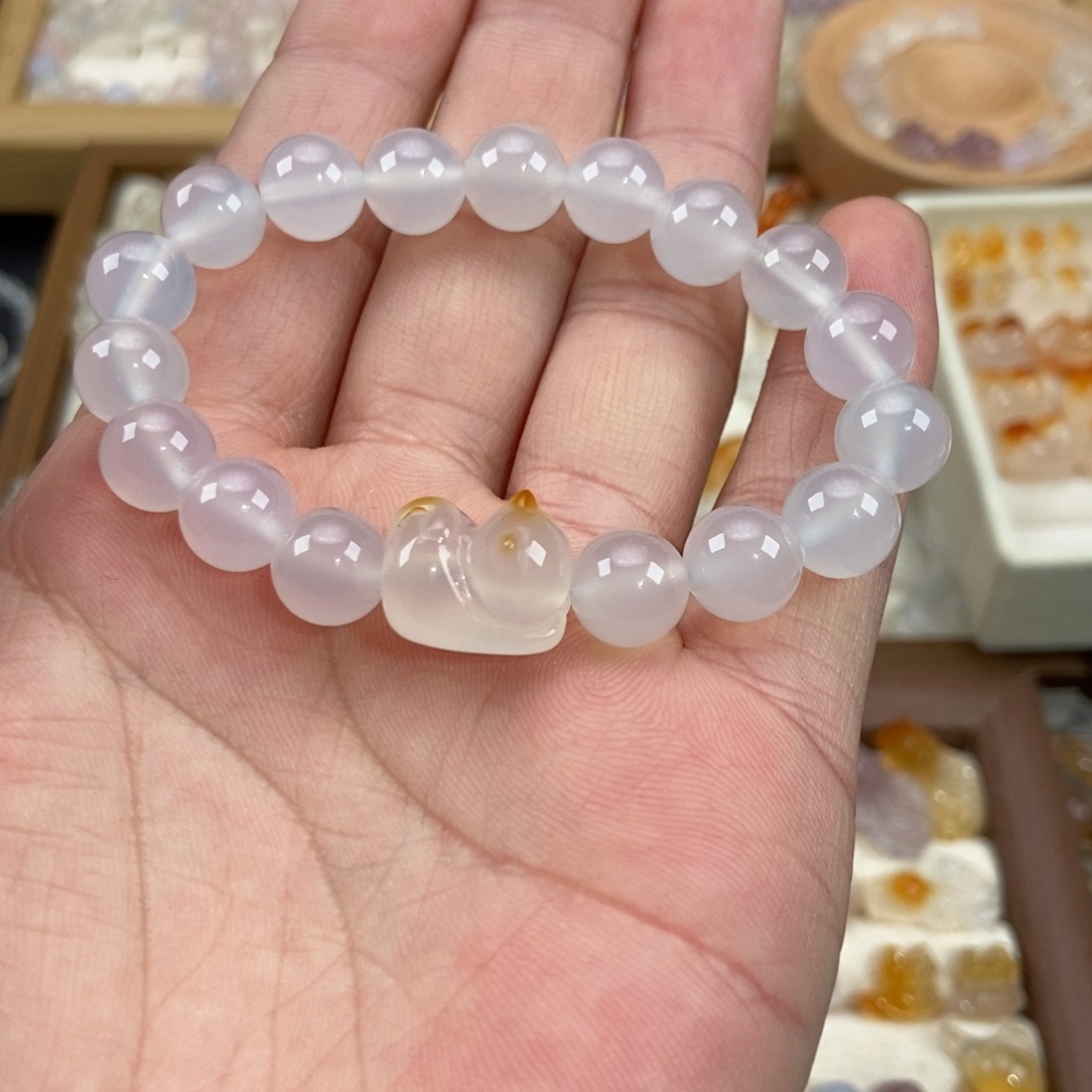 玛瑙/玉髓未镶嵌手链N7