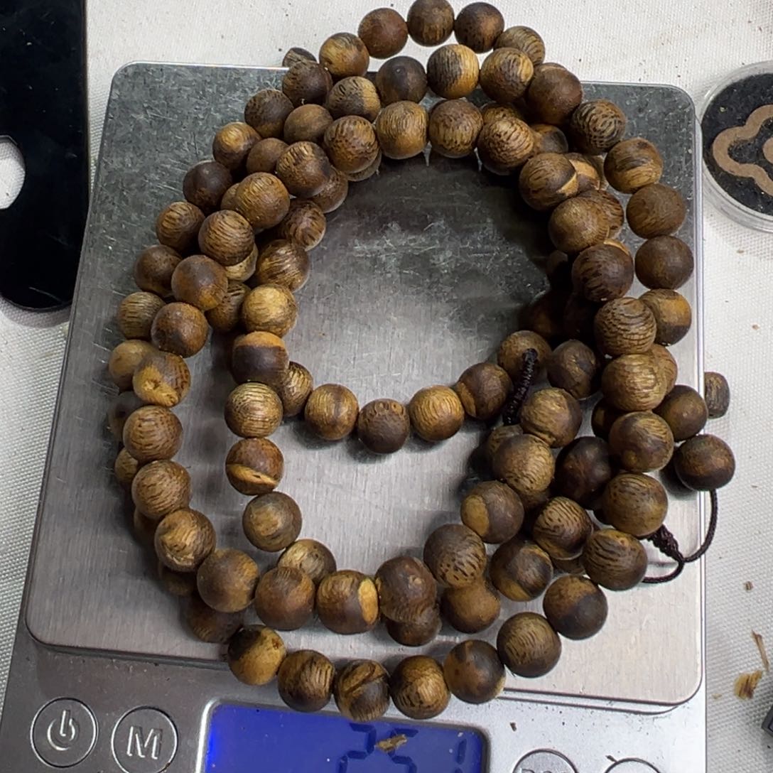沉香木手串奇楠沉香圆珠长串0.8-25g多样性发一条