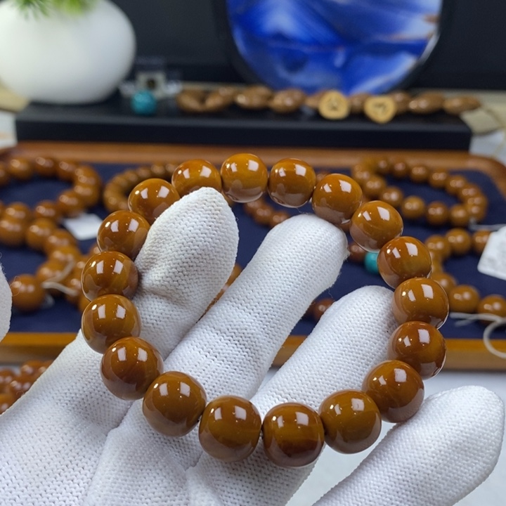 敢***️橄榄核手串/手链1.19超老行