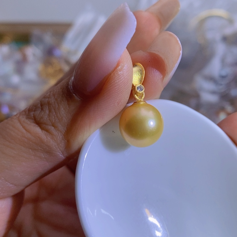 【闪购商品】淡水珍珠天然珍珠（微瑕）银S925镶嵌