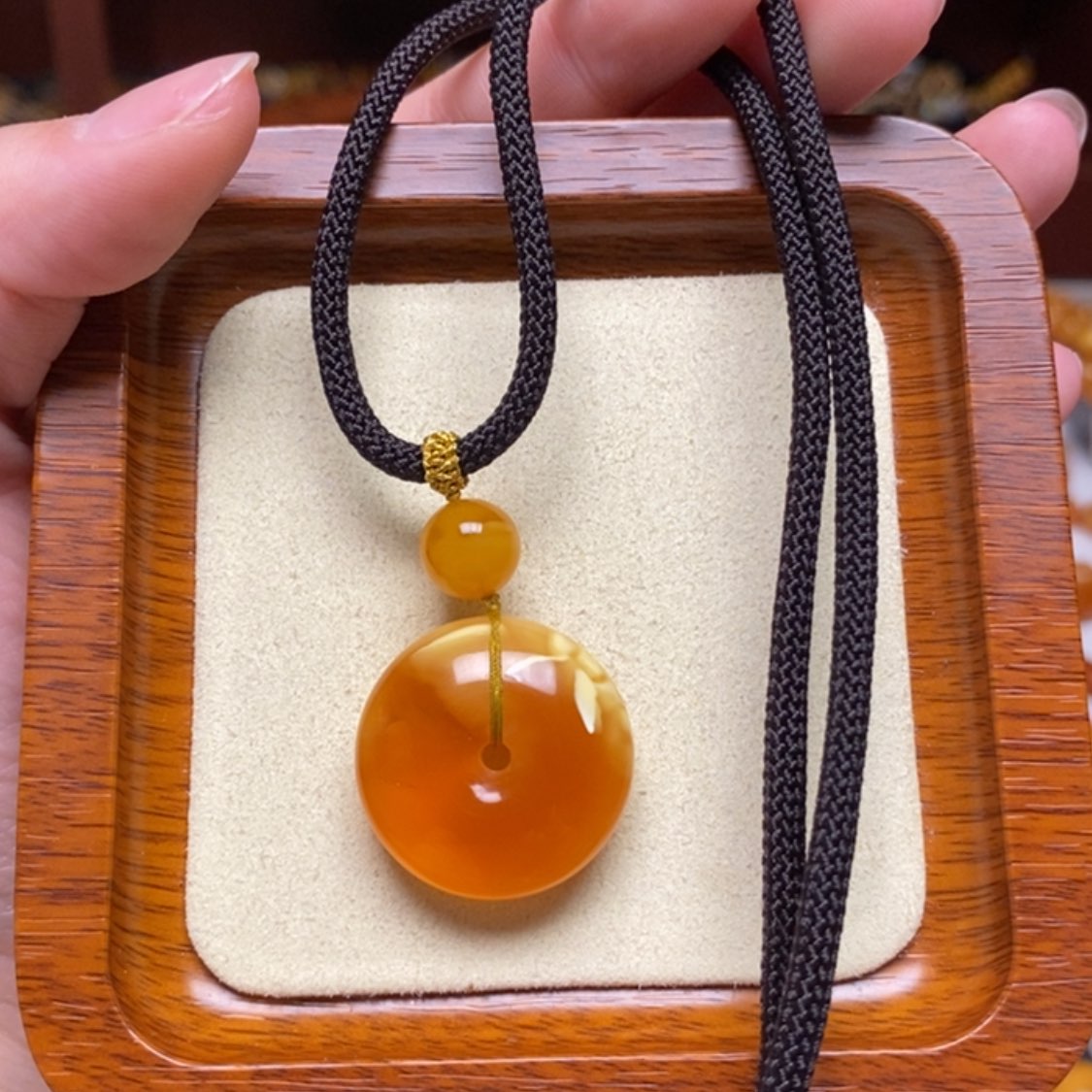 【闪购商品】蜜蜡颈饰未镶嵌项链