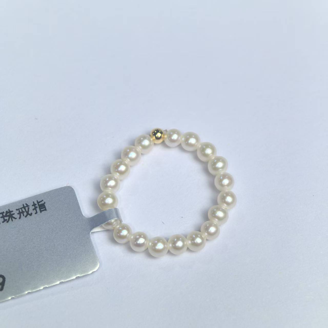 DYY316【董董】18K金小米珍珠戒指/3-3.5mm