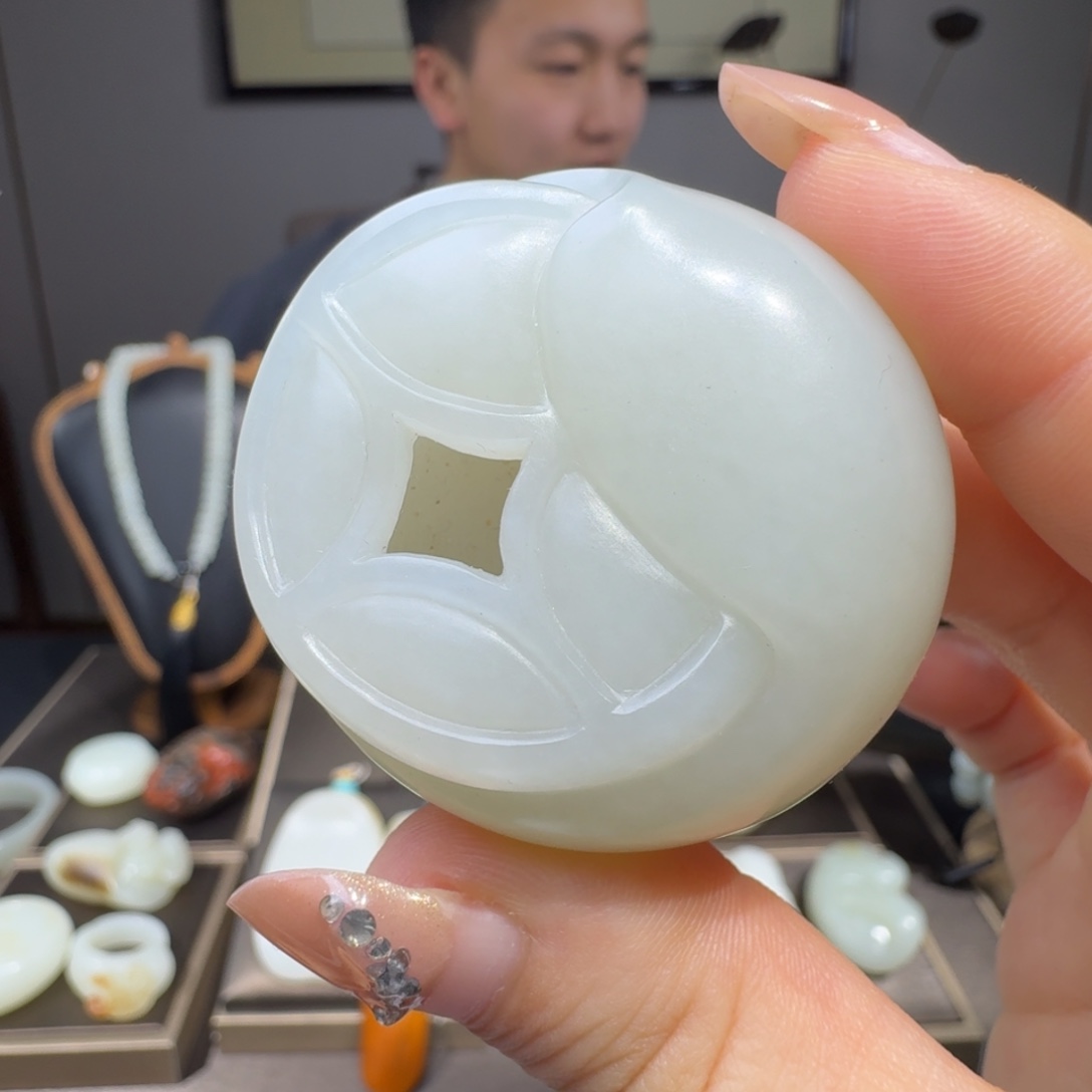 和田玉把件未镶嵌