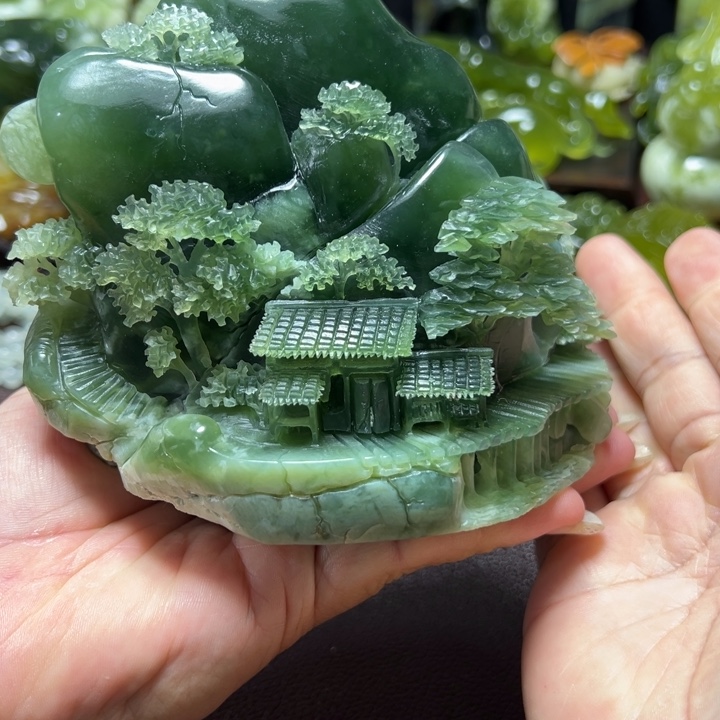 未镶嵌蛇纹石玉手链