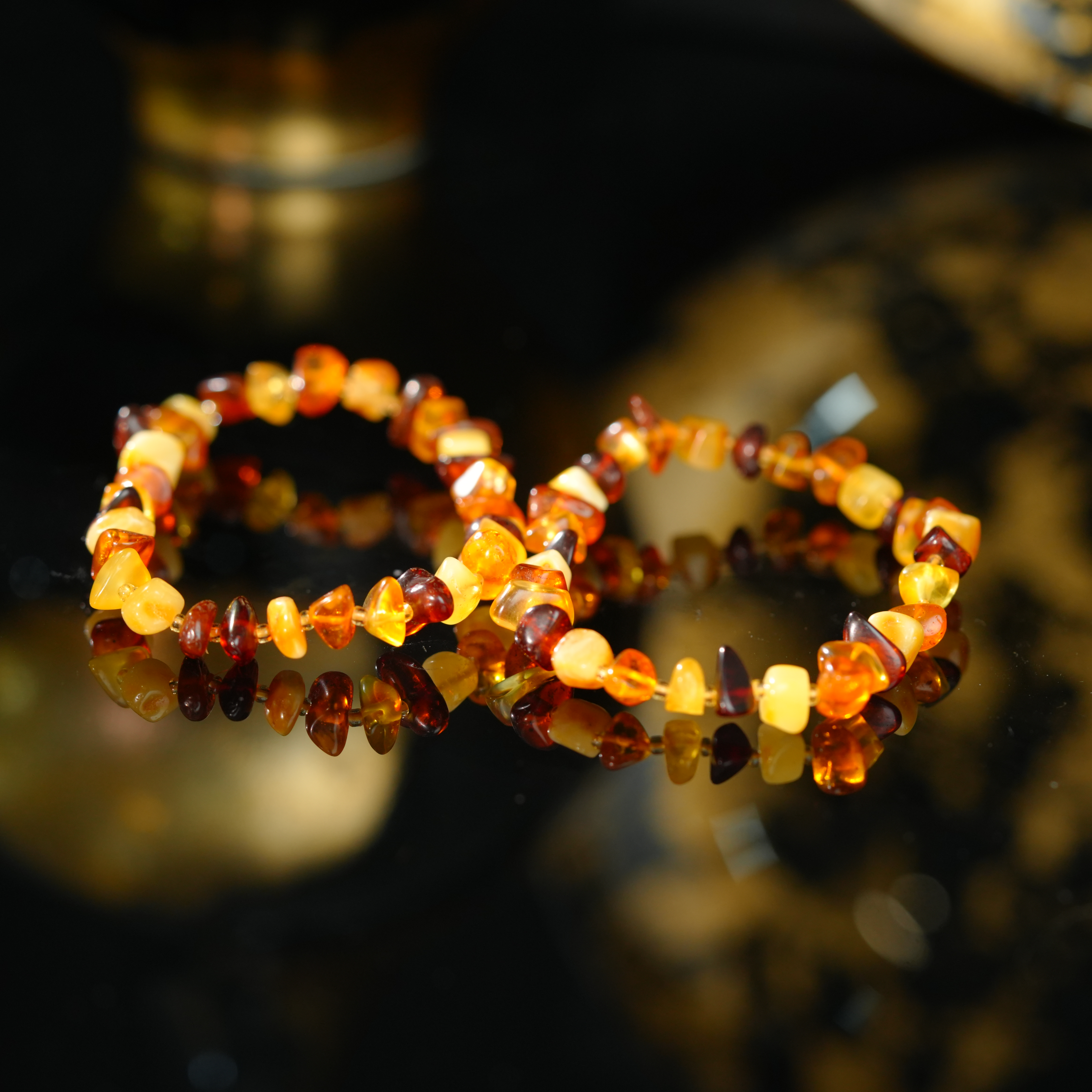 【初见珠宝】琥珀手串7-1CL258X22【多样性发一件】