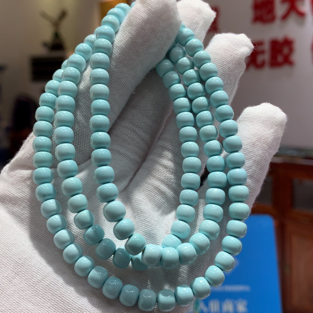 绿松石长链未镶嵌