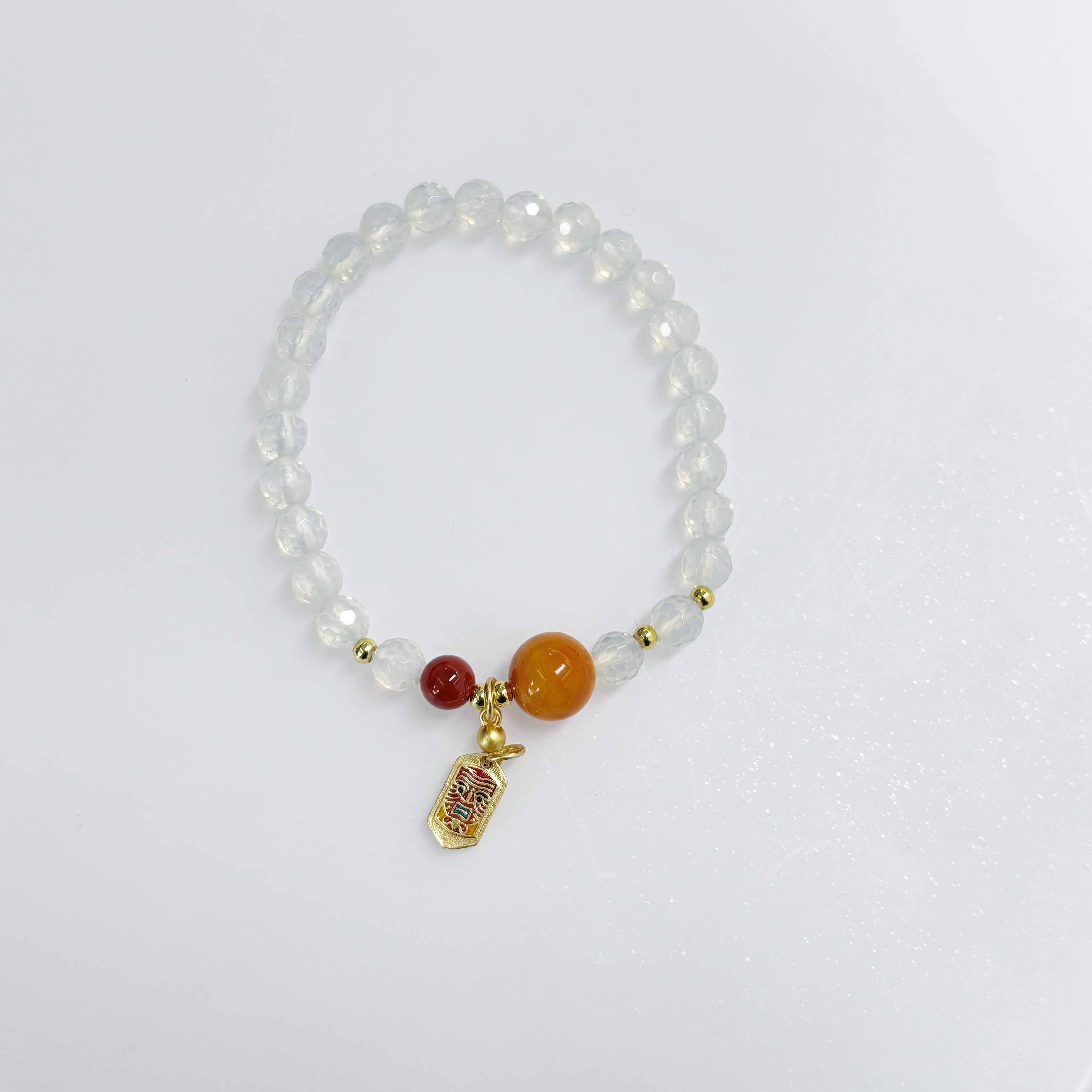 欧泊南红手串6m+*（多样性单个发货）b15