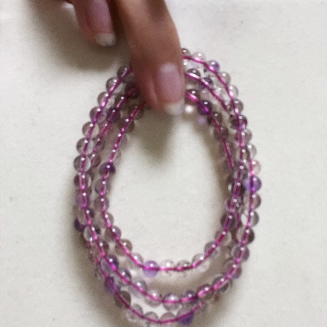 水晶手串未镶嵌小*?简单