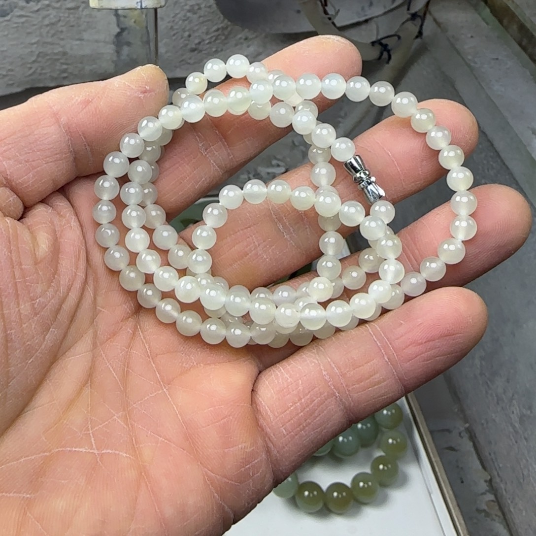 和田玉未镶嵌颈饰6