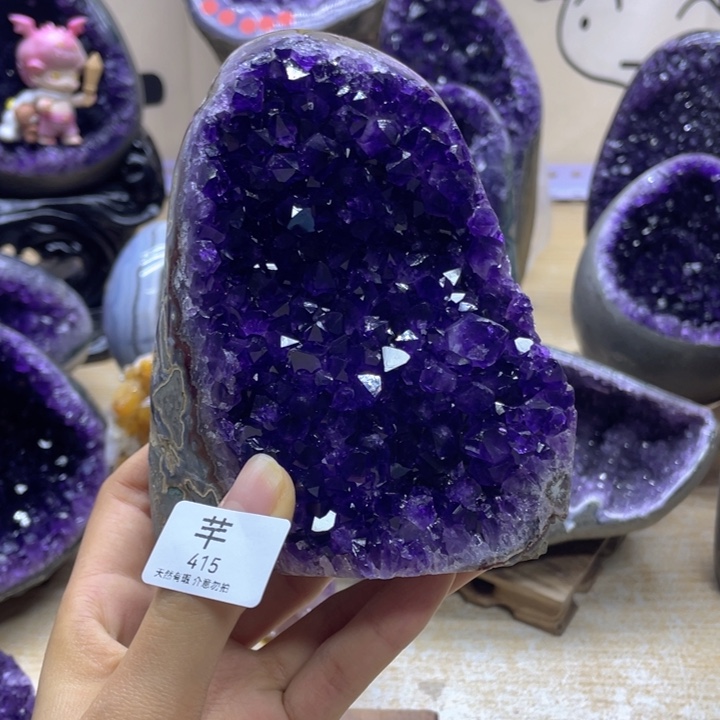 未镶嵌珠宝半成品紫晶