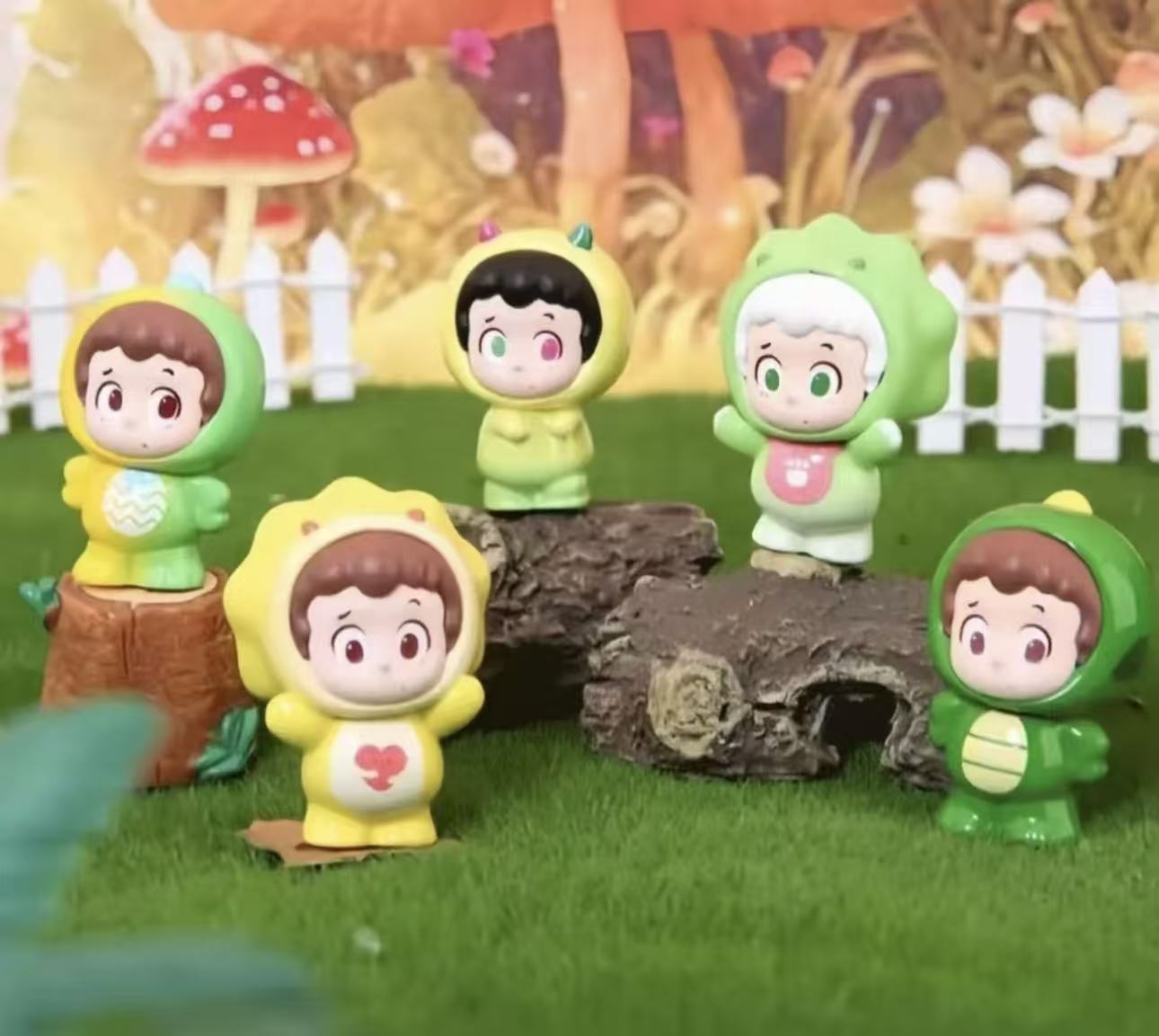 【直播拆】团车看后五Piny恐龙不是龙系列盲袋萌粒手办