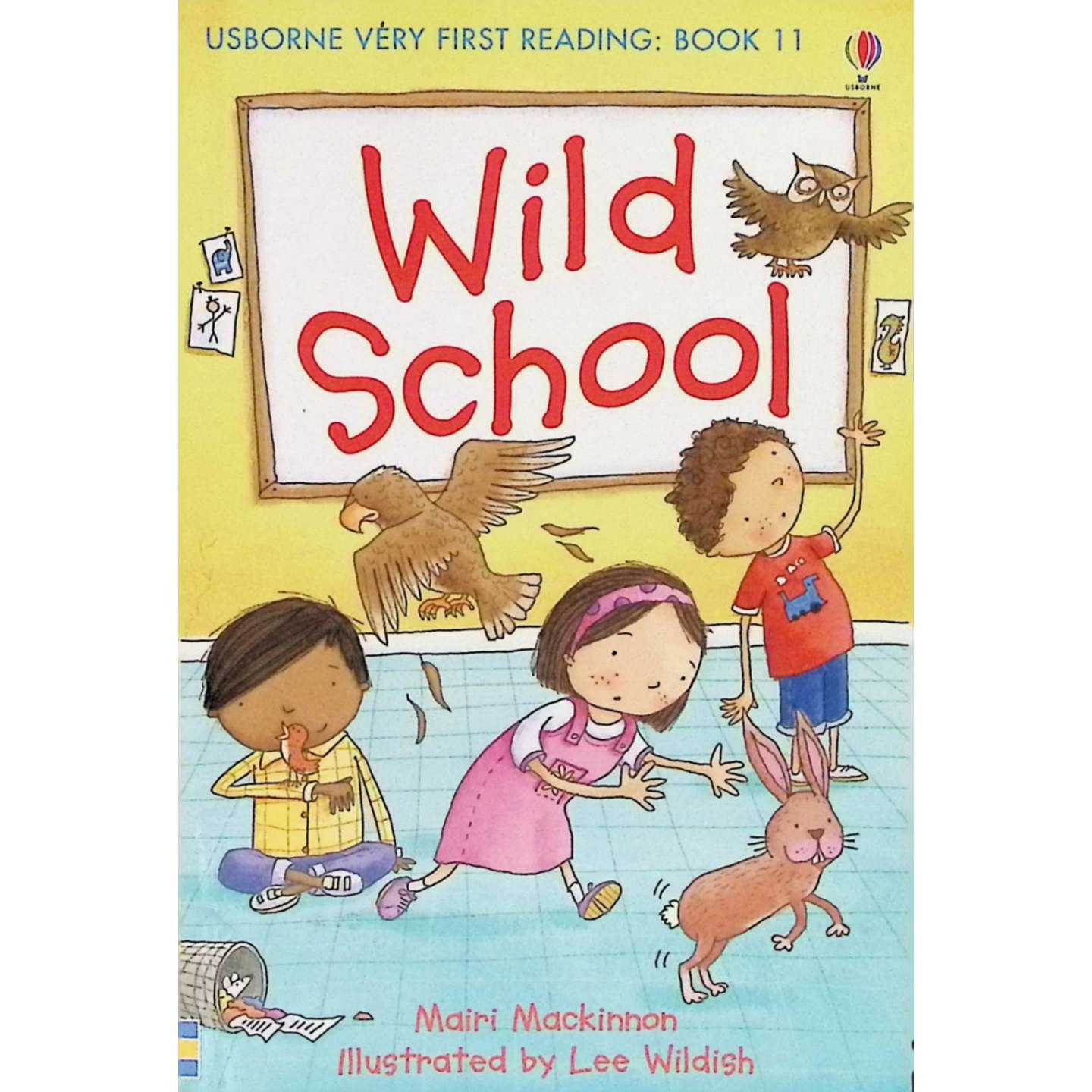 厄斯本幼儿启蒙阅读系列原版书WildSchool英语绘本亲子共读