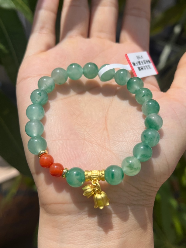 石英质玉非洲翠8mm