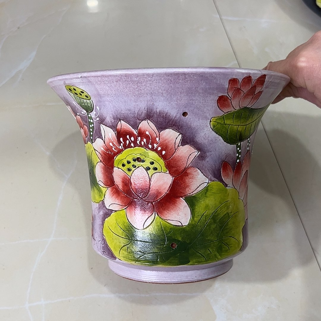 景德镇陶瓷花盆景德镇陶瓷花盆