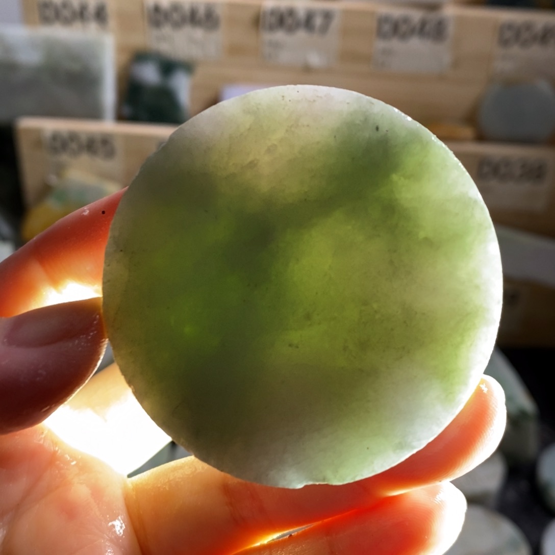 颈饰未镶嵌翡翠天然翡翠