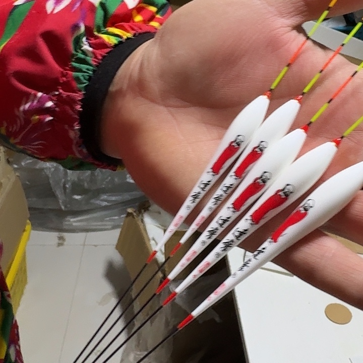 红老头浮漂发6只一套